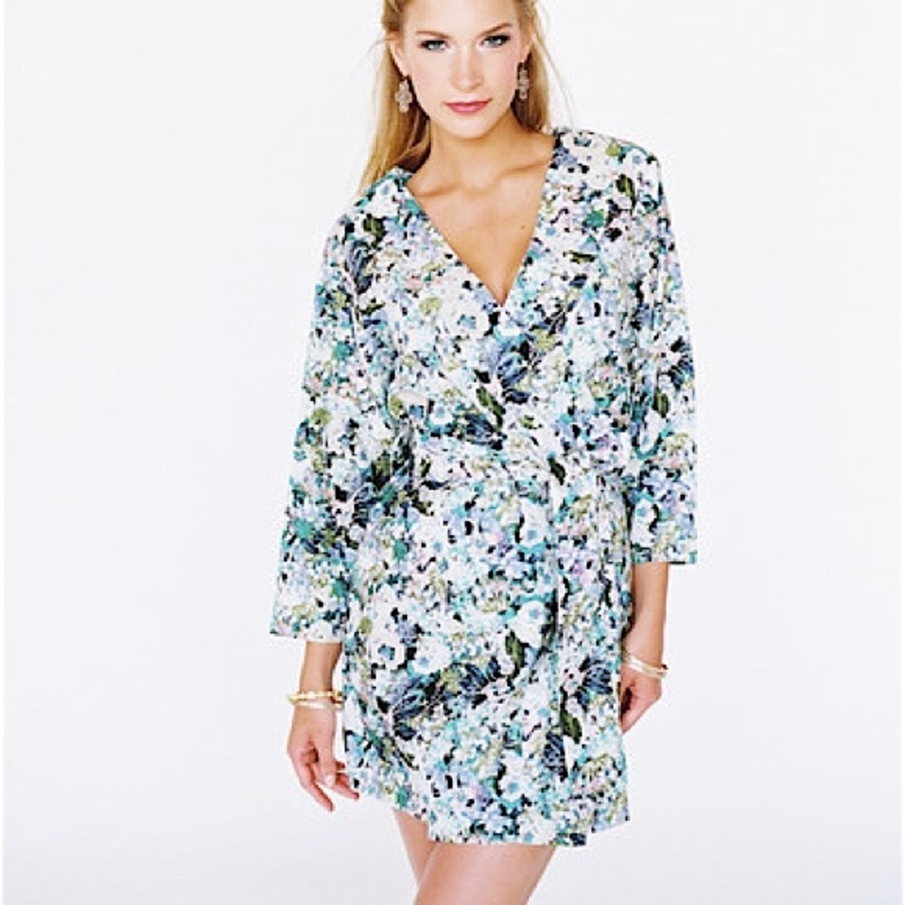 Plum Pretty Sugar Cotton Floral Robe